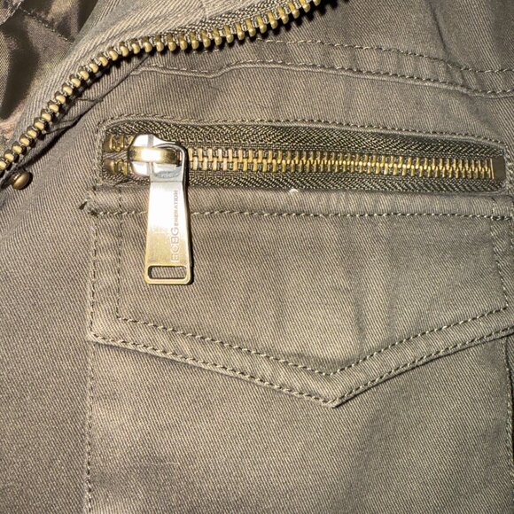 BCBGeneration Olive Utility/Cargo Jacket/Coat, L - Picture 4 of 12